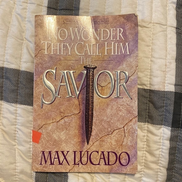 NO wonder they call him savior by max lucado paper back Christian reading book - Picture 2 of 8